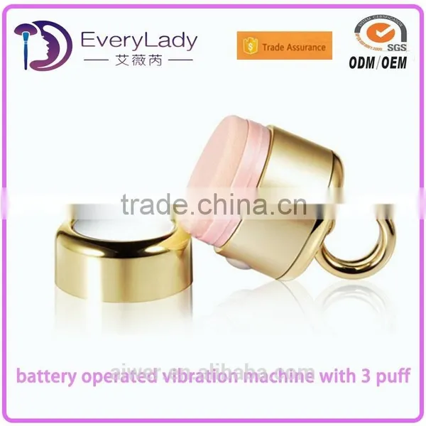 EveryLady High Quality Custom Powder Case With Puff photo-5