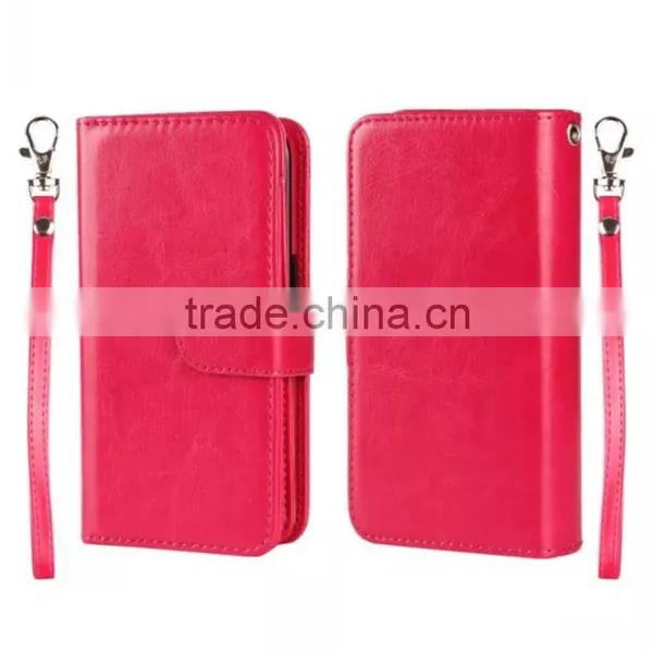 Separable Flip PU Leather Phone Case Cover With Lanyard for Alcatel Flash 3 2 One Touch Pop Star 3 5 Fierce xl Pixi 3 4.5 photo-3