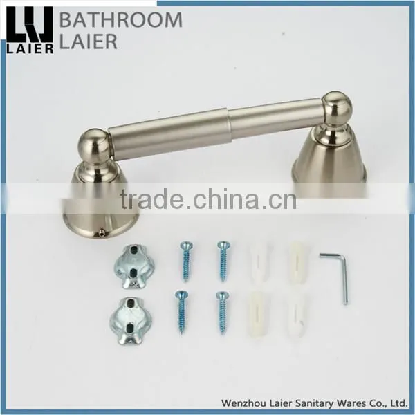 Contemporary China Supplier Zinc Alloy Brush Nicked Bathroom Sanitary Items Wall Mounted Toilet Paper Holder photo-6