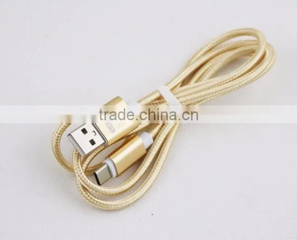 Type c Cable Metal Nylon Woven USB Cable With Blister for Huawei,ZTE,xiaomi,Lenovo,Asus photo-2