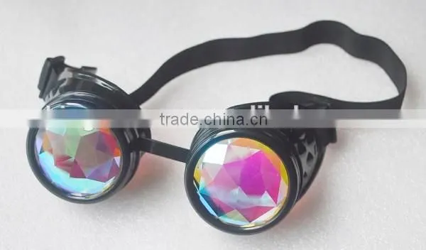 Steam Punk Kaleidoscope Glasses for Music Festival photo-4