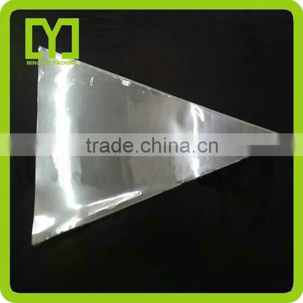 China Yiwu Custom Printed Plastic Triangle Bag ,Transparent and Cheaper Prices photo-4
