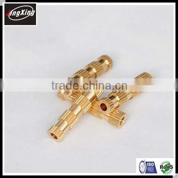 M3X22 Long Straight Brass Knurled Threaded Inserts Nut photo-4