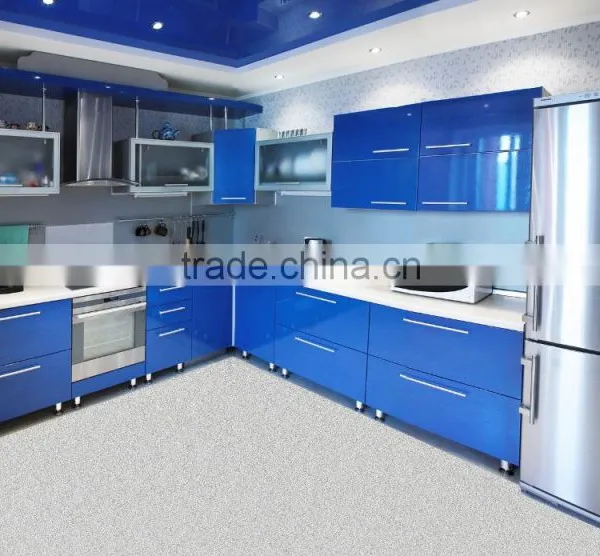 Customized MDF Lacquer Kitchen Cabinet Interior Design photo-2