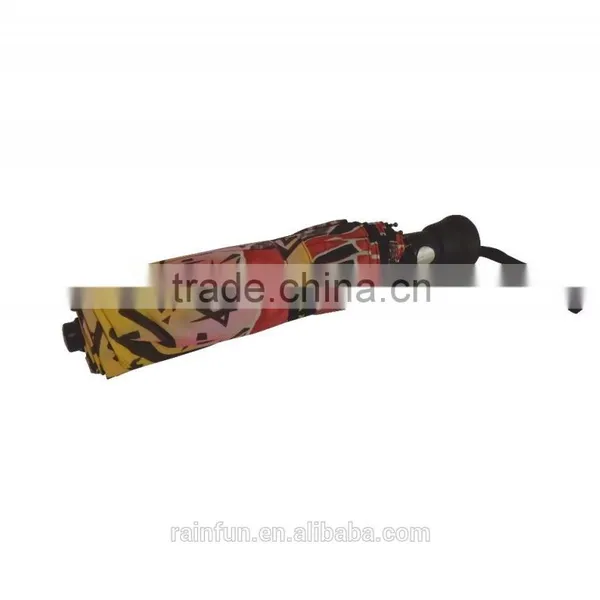 Beautiful Customized Printing Full-auto Foldable Umbrella photo-5