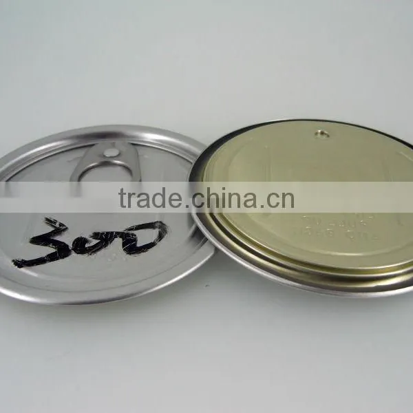 Food Grade Ring Pull Can Lids 206# 58mm Aluminum Easy Open End photo-3