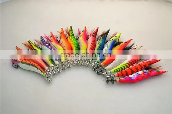 Factory Direct Sale Fishing Lure for 2016 Fishing Lures 2.5# 3# 3.5# 4# 4.5# Mixed Color Squid Jig Lures photo-5
