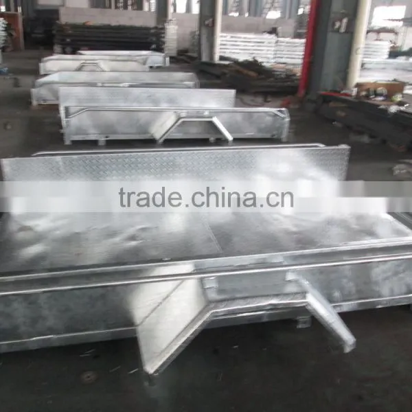 Economic High Quality 8x5ft Hot Dip Galvanised Full Welded Trailer Farm Trailer For Sale photo-4