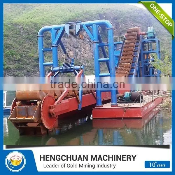 Hot Selling Gold Mining Machine Bucket Chain Gold Dredge For Sale photo-6