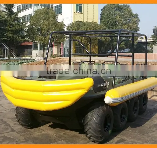 XBH 8X8-2A Jet Propelled Vehicle Floating Water 4 Stroke Vehicle Crossing River Car photo-4