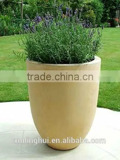 Outdoor Fiberglass Flower Pot