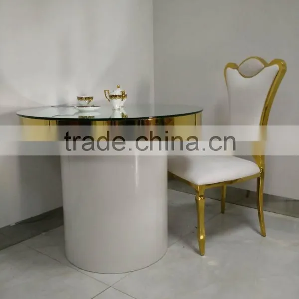 Gold Indian Reception Stainless Steel Wedding Chair photo-2