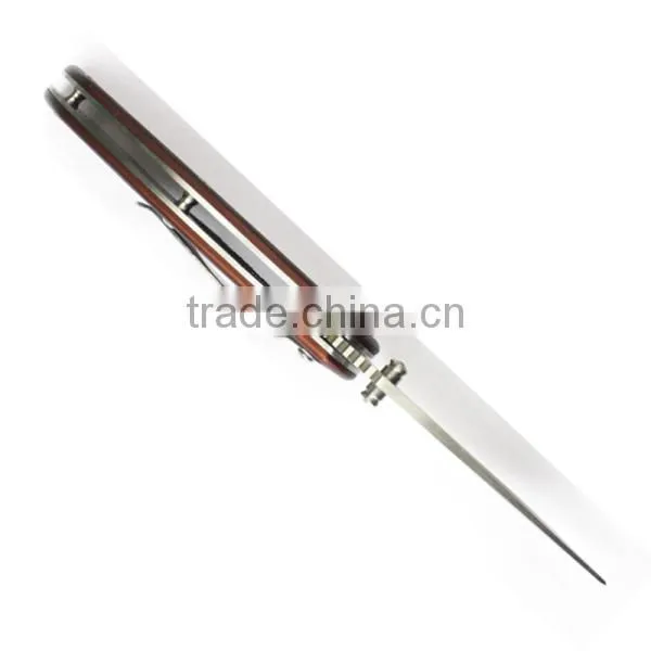 Custom Stainless Steel Camping Knife With Natural Rosewood Handle photo-6