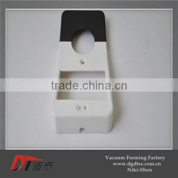 Custom Black and White Plastic Outline Vacuum Forming Part photo-5