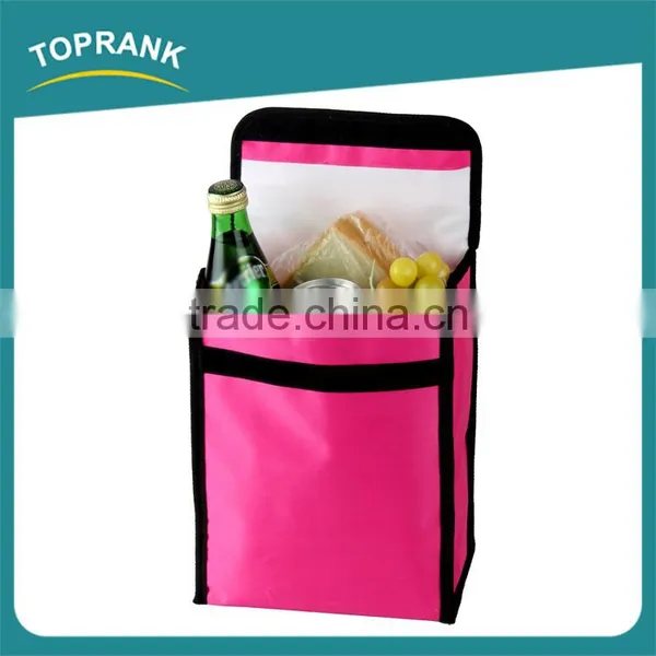 Cheap Wholesale Custom Color 420D Tote Insulated Lunch Cooler Bag photo-5