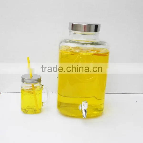 8L Rooster Shape Embossed Alcoholic Beverage Glass Bottle With Stainless Steel Lid photo-2
