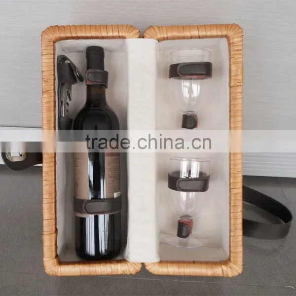 The Cheapest Beautiful Baket Spilt Willow for Wine, Wine Bottle Basket photo-2