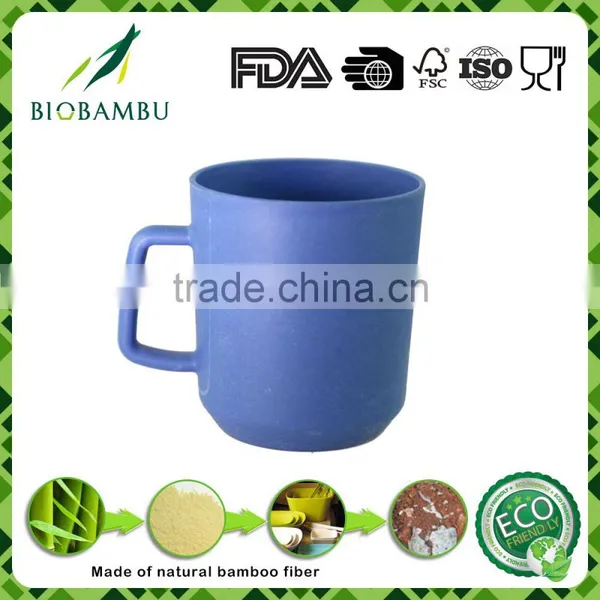 Fashional Popular Hot Design Bamboo Fiber Tea Cup With Lid photo-2
