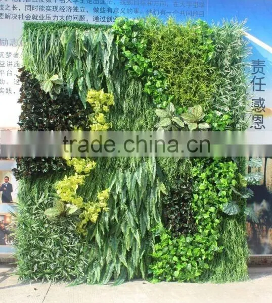 Shengjie Factory Artificial Green Wall Plastic Artificial Plant Wall Wholesale Artificial Vertical Plant Wall photo-2
