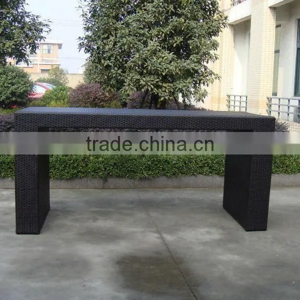 Outdoor Furniture Bar Table Chairs Patio Dining Rattan Wicker Set 9pcs New photo-5