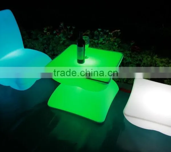 PE Material Illuminated Bar Interactive Led Table for Indoor or Outdoor Using photo-6