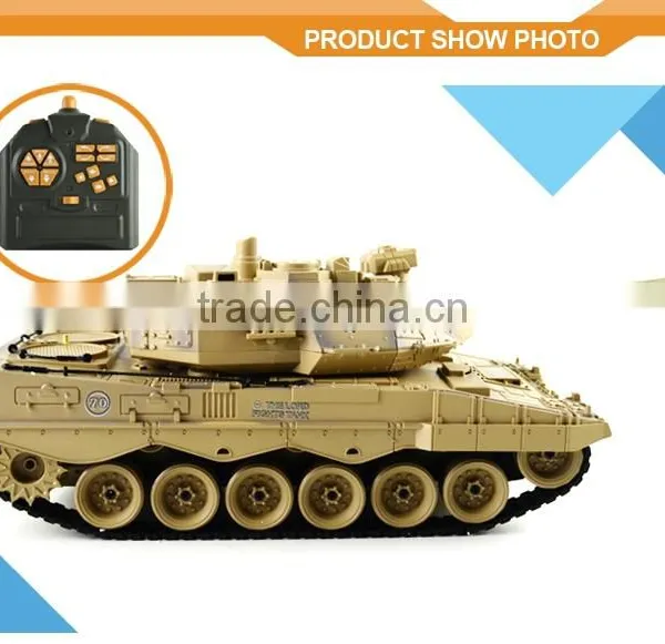 R/C Fight Tank With Light And Music Radio-Controlled Models Military Combat R/C Toy photo-2