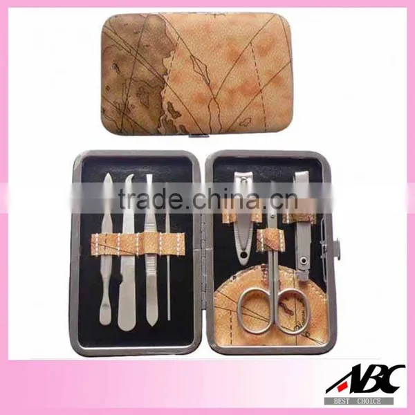 Fancy Red Color Case All Stainless Steel Nail Manicure Set photo-5