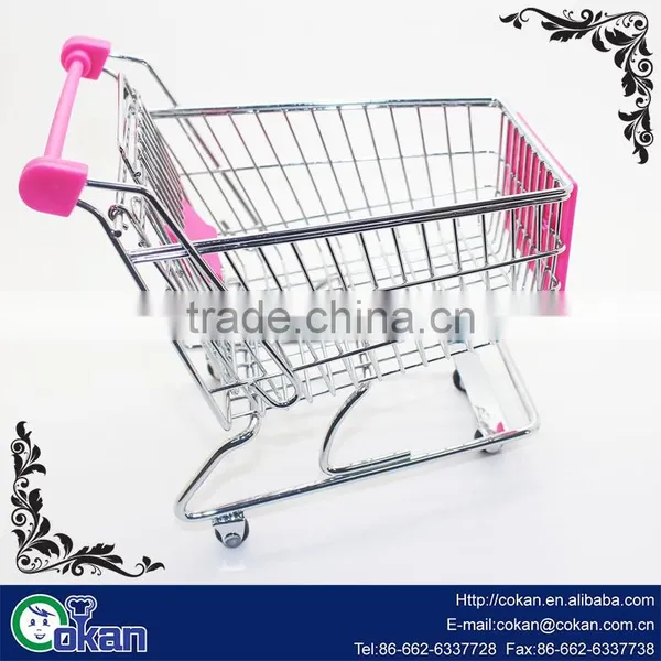 New Arrival Food Basket/ Keranjang Barang / Storage Holders Shopping Trolley Shape CK-KT613 photo-3
