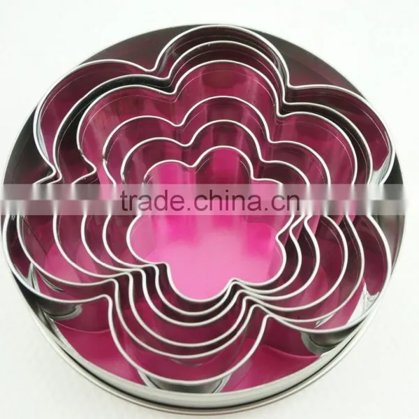 47095 6pcs Flowers Stainless Steel Cookie Cutter Set photo-4