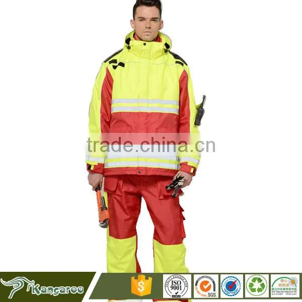 Hi Vis Aramid Fireproof Fire Resistant Coverall photo-3