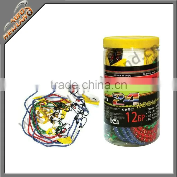 8pcs elastic rubber tow rope