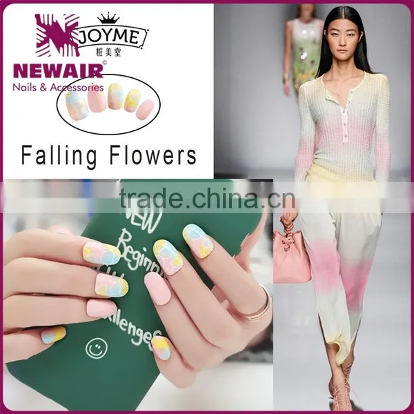 2017 Custom Colorful Elegant Artificial Nail Art Design With Glue photo-6