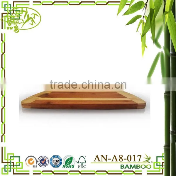 AONONG MOSO Bamboo Kitchen Active Antibacterial Butcher Block Radian Corner Shape Chopping Board/ Cutting Board photo-5