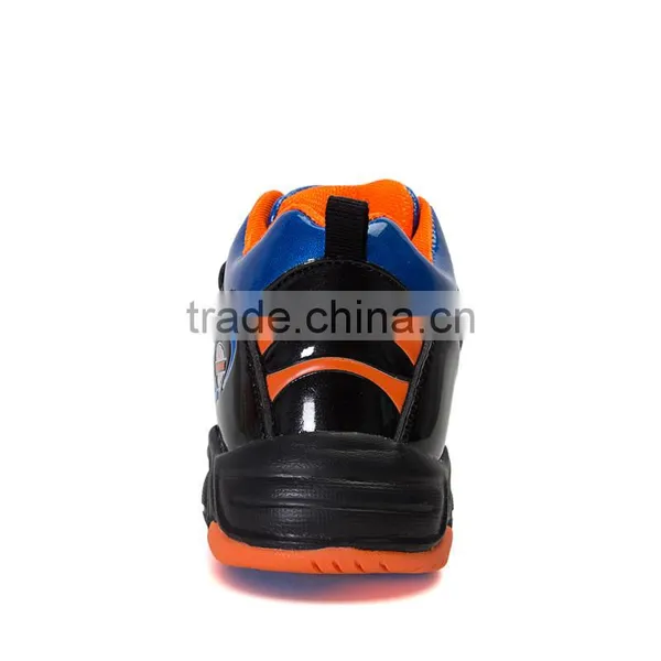 China Brand Sport Cheap Basketball Shoes Sneakers Sample for Children, High Top Kids Basket Ball Shoe for Girls Boys Best photo-5