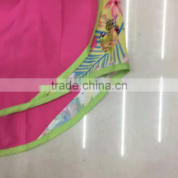 Clothing Inventory Women 100%polyester Contrast Sports Shorts photo-3