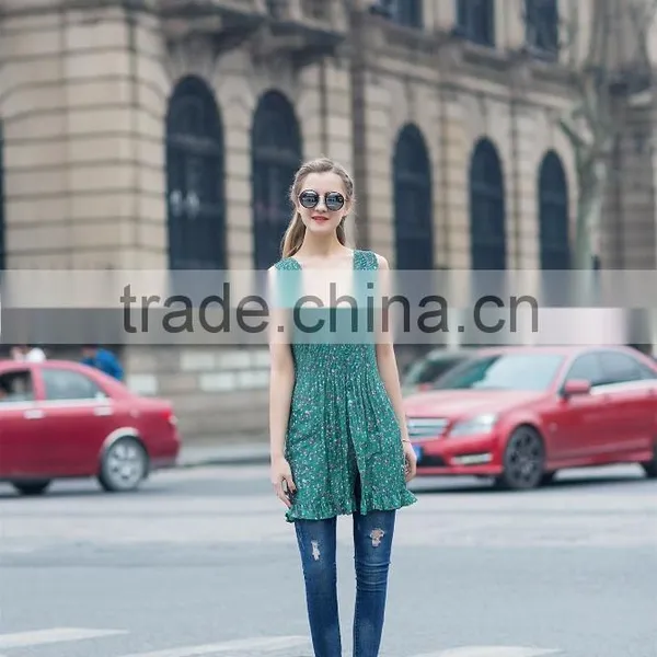 Summer Sleeveless Halter Dress Latest Fashion Blouse Braces Backless Dress photo-5