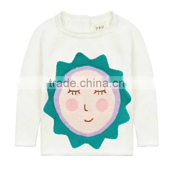 S17685A Kids Clothes Knitted Sweater Girls Pullovers Sweaters photo-4
