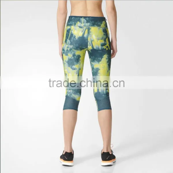 Wholesale Womens Fitness Capris Best Printed Yoga Girls Tights Leggings photo-2