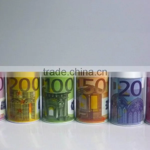 In Stock! Creative Round Piggy Bank,coin Saving,coin Tin Boxes photo-5