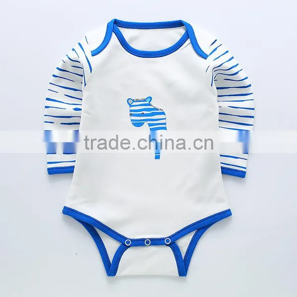 Wholesale Summer Striped Boys Baby Rompers Cotton Clothing photo-2