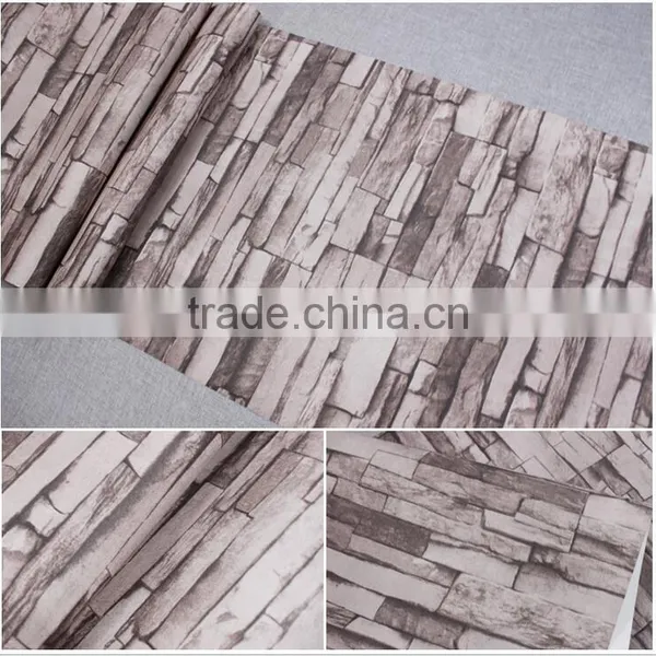 Modern PVC Stone Design Wall Decoration Paper photo-4