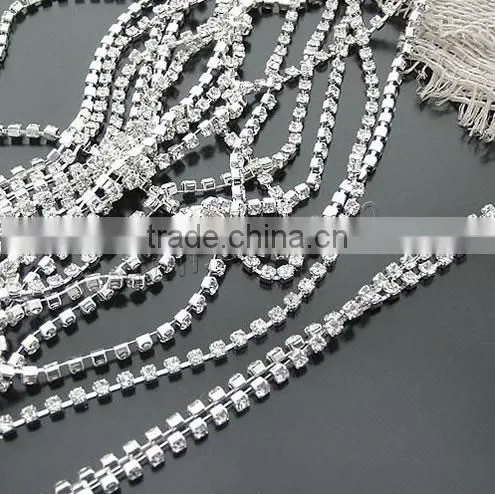 2017 Trending Products Brass Rhinestone Cup Chain photo-2