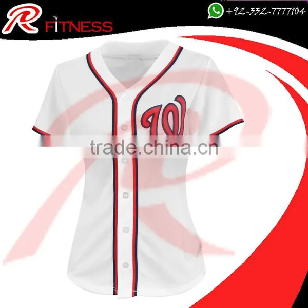 Baseball Button Up Jerseys photo-2