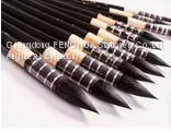 9PC/Set Squirrel Hair Wooden Handle Watercolor Paint Art Brush