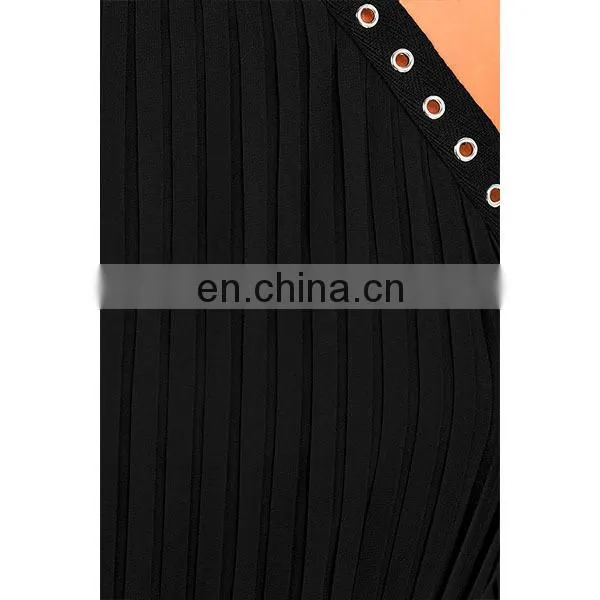 Hot Sale Fashion Dress Sleeveless 100% Polyester Summer Women Dresses photo-5