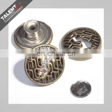 Custom Fashion Design Metal Button for Jeans Garment photo-2