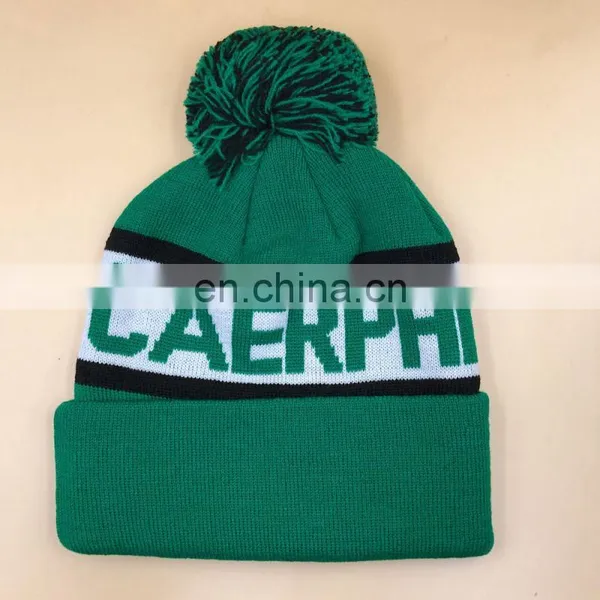Good Quality Jacquard Cotton/ Acrylic Knitted Beanie,Knitted Hat,Winter Hat photo-3