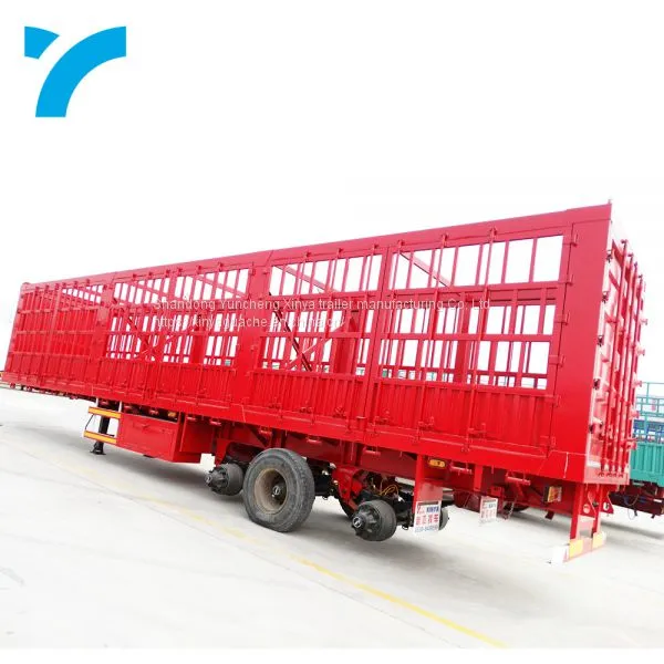 3/4 Axles 40ft Side Wall Semi Fence Cargo Trailer Fence Semi-trailer photo-2