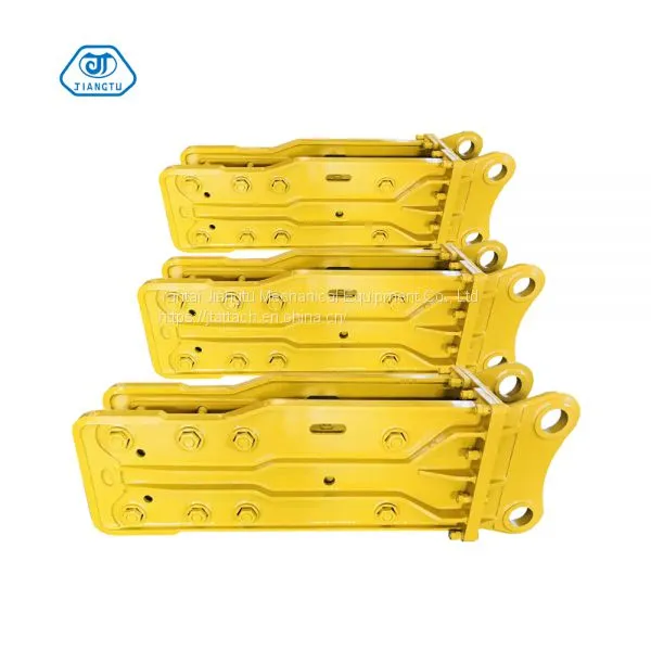 Box Silenced 140mm Chisel Stone Hammer Rock Hydraulic Breaker for 18-26 Ton Excavators photo-2