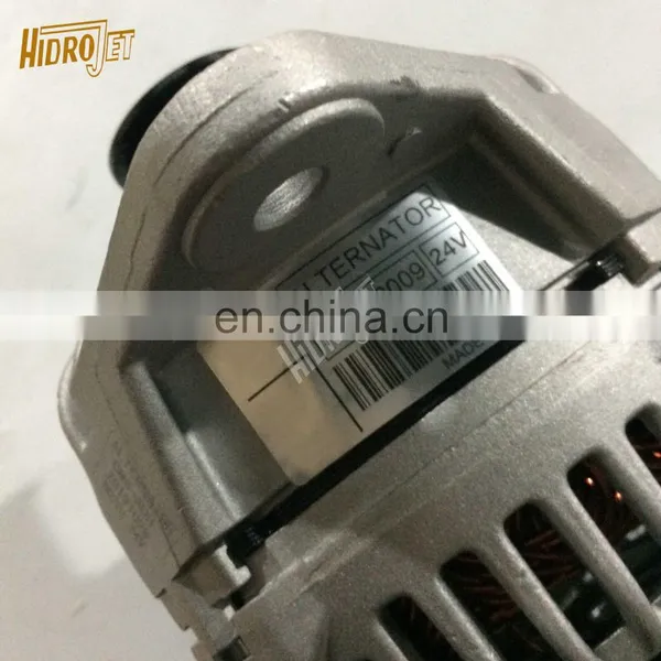 24V /80A / 10RK Alternator B0201 for D6D EC210 EC240 EC290 Engine photo-4